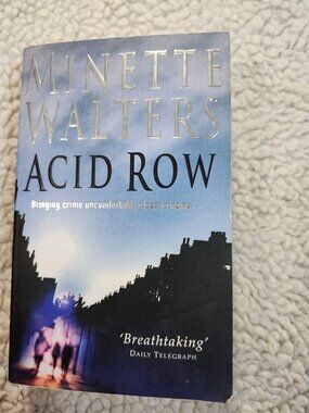 Minette Walters Acid Row Pan Books 2002 Crime Thriller Paperback Used UK Edition